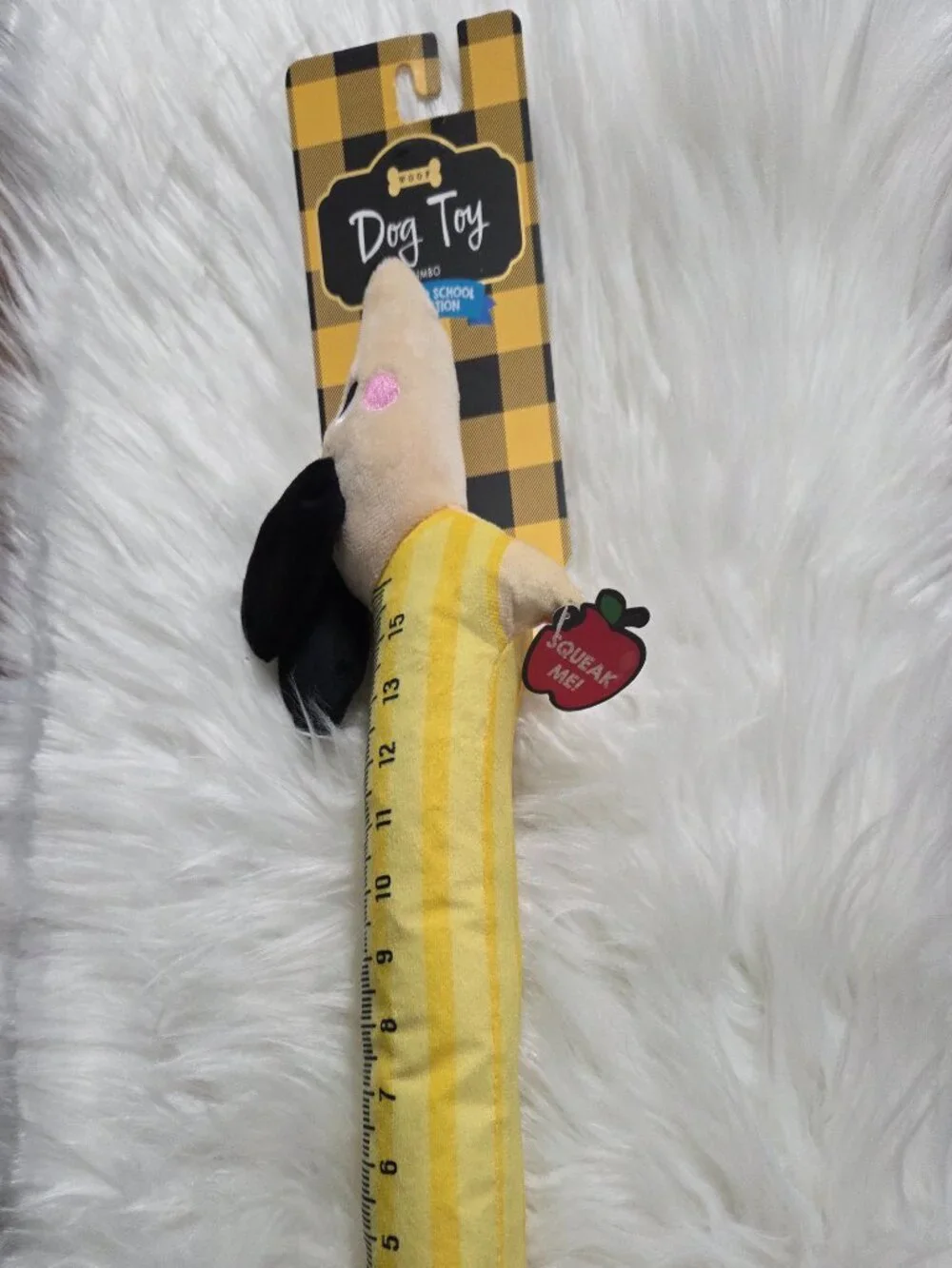 Woof Pencil Dog Plush Pet Toy